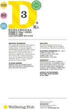 Load image into Gallery viewer, Vitamin D + K2, 1000iu Orange & Mango Lozenges (use by end Nov 2025) 60% OFF Wellbeing Hub Shop