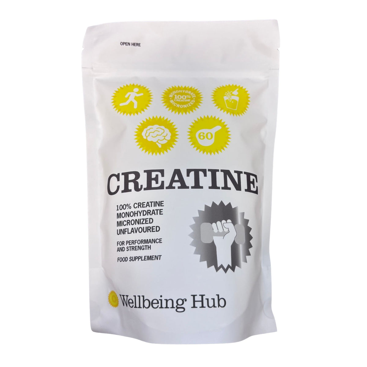 Pure Creatine Monohydrate - 300g Powder (upto 90 days supply)