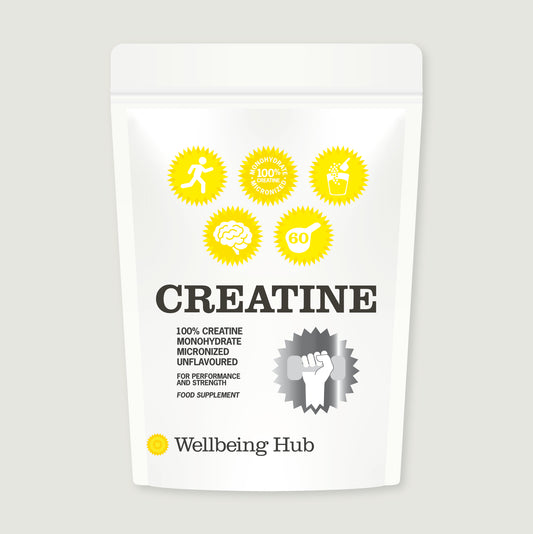 Wellbeing Hub Creatine Monohydrate powder - strength muscle recovery and performance supplement