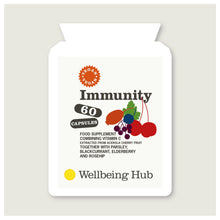 Load image into Gallery viewer, Immunity - Food form Vitamin C plus immune boosting botanicals  x 60 capsules Wellbeing Hub Shop