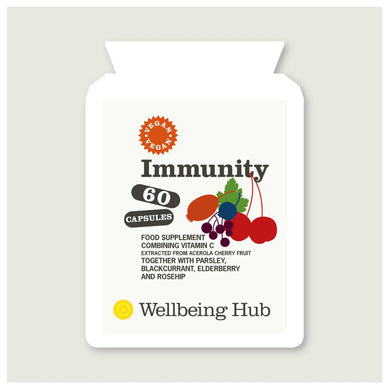 Immunity - Food form Vitamin C plus immune boosting botanicals  x 60 capsules Wellbeing Hub Shop