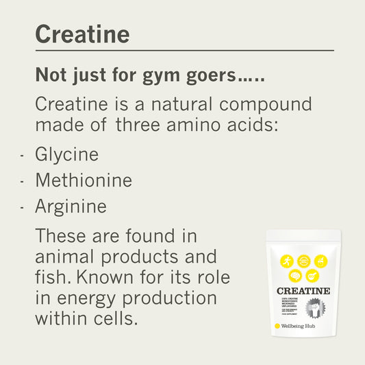 Pure Creatine Monohydrate - 300g Powder (upto 90 days supply)
