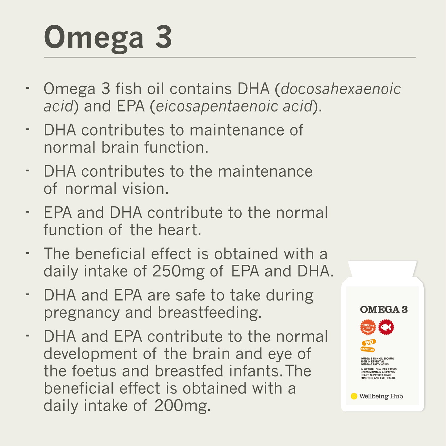 Omega 3 Fish Oil - 90 SOFT GEL CAPS