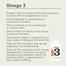 Load image into Gallery viewer, Omega 3 Fish Oil -180 Capsules STOCK DUE March 2026