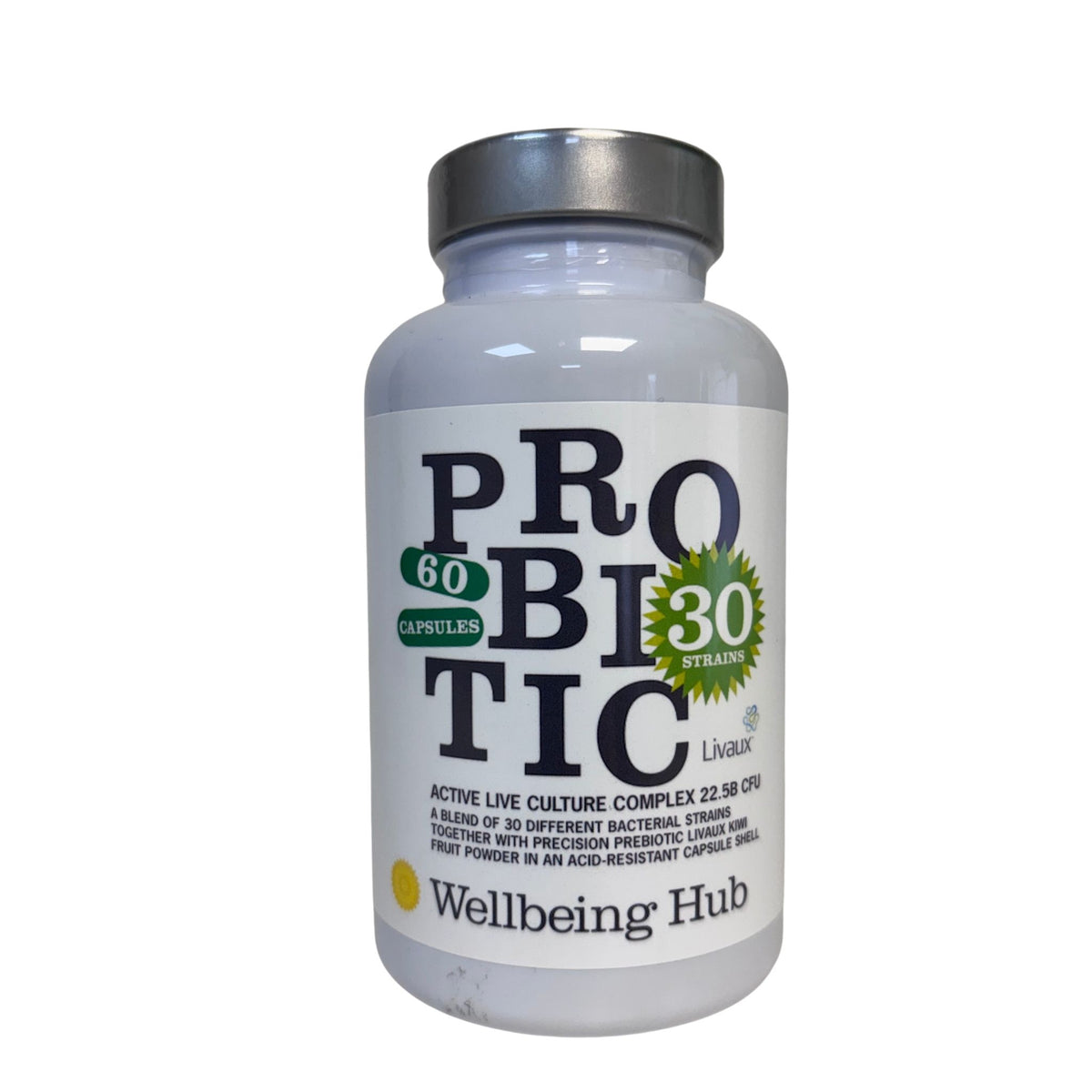 Probiotic30 - 22.5 billion CFU, 30 bacteria strains+BUTYRATE x 60 caps (1 a day)